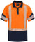 BISON Quick Dry DN Cotton Back Polo Orange
