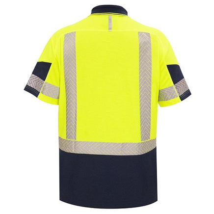 BISON Quick Dry DN Cotton Back Polo Yellow