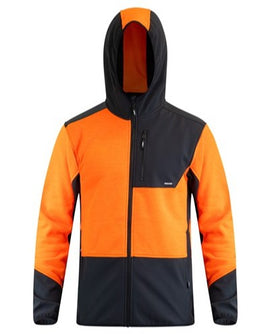 BISON Hooded Sweatshirt Contrast Orange/Black