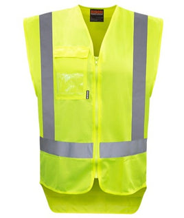 BISON Day Night Polyester Vest Yellow