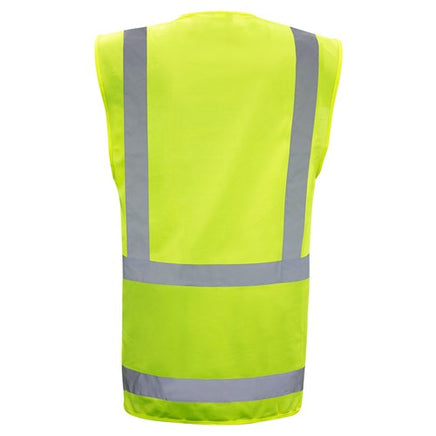 BISON Day Night Polyester Vest Yellow