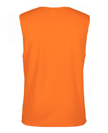 JBs Hi Vis Muscle Singlet Orange Navy