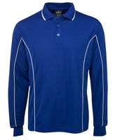 PODIUM Piping LS Polo Royal White