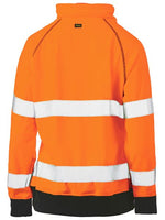 BISLEY Womens Taped Hi Vis Fleece Orange