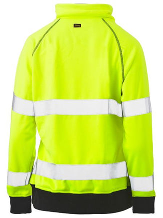 BISLEY Womens Taped Hi Vis Fleece Yellow