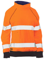 BISLEY Womens Taped Hi Vis Fleece Orange