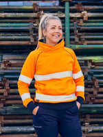 BISLEY Womens Taped Hi Vis Fleece Orange