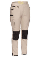 BISLEY Womens Flx & Move Cargo Pants Stone