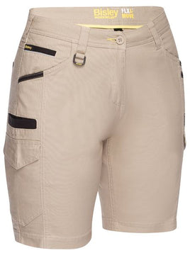 BISLEY Womens Flx & Move Cargo Short Stone