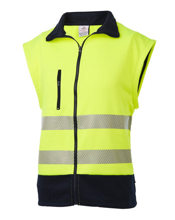 Daneunder Yellow Hi Vis Jacket / Vest (showing Vest option)