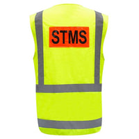 BISON STMS Polyester Vest Yellow