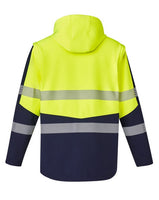 SYZMIK Unisex 2 in 1 Softshell Jacket Yellow Navy