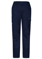 SYZMIK Womens Stretch Cargo Pant Navy