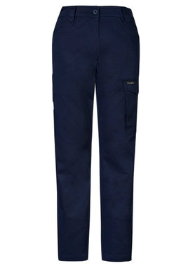 SYZMIK Womens Stretch Cargo Pant Navy