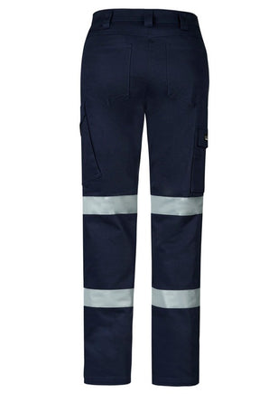 SYZMIK Womens Stretch Taped Cargo Pant Navy